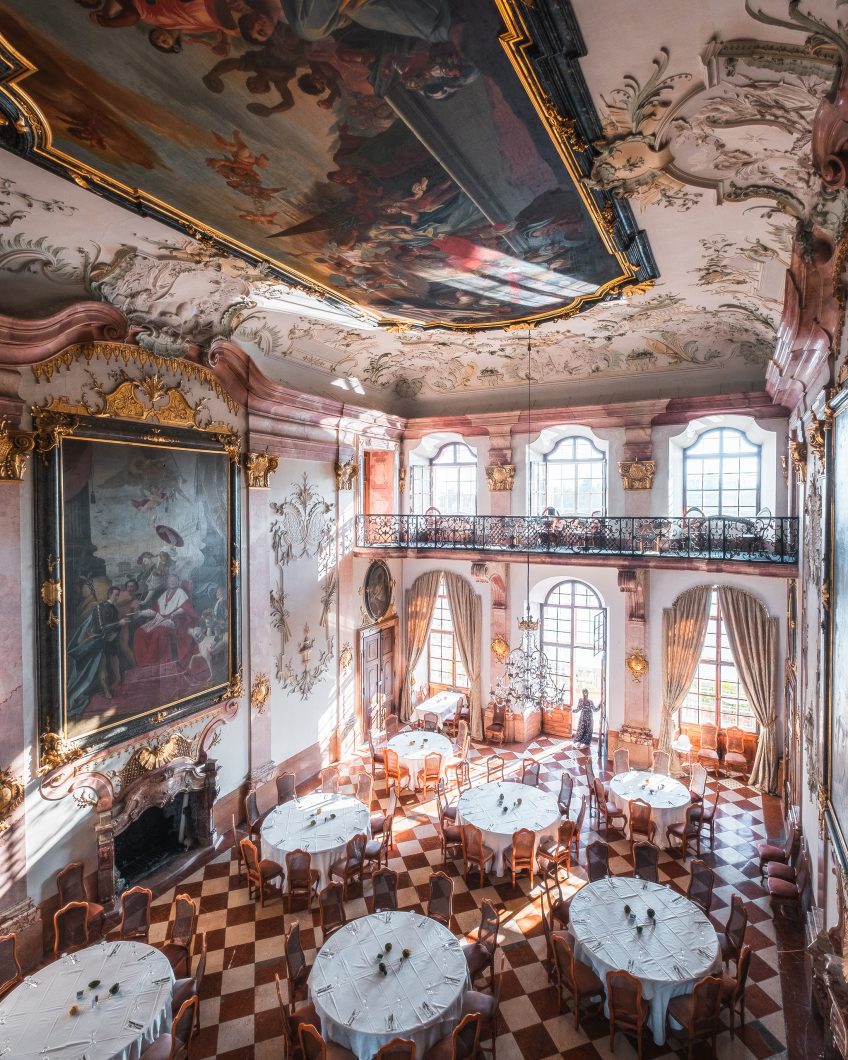 Banquet hall at Schloss Leopoldskron