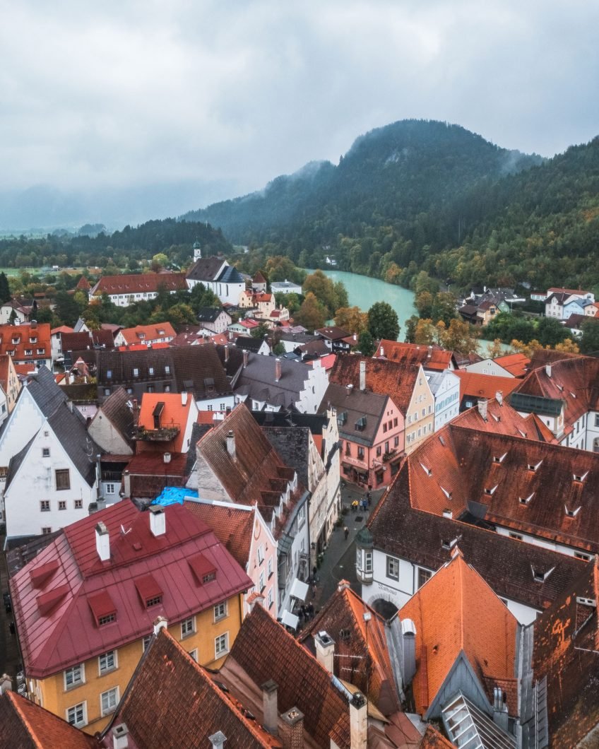 View of Fussen town