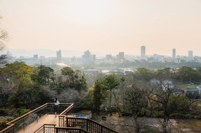 View from Fukuoka Castle Ruins
